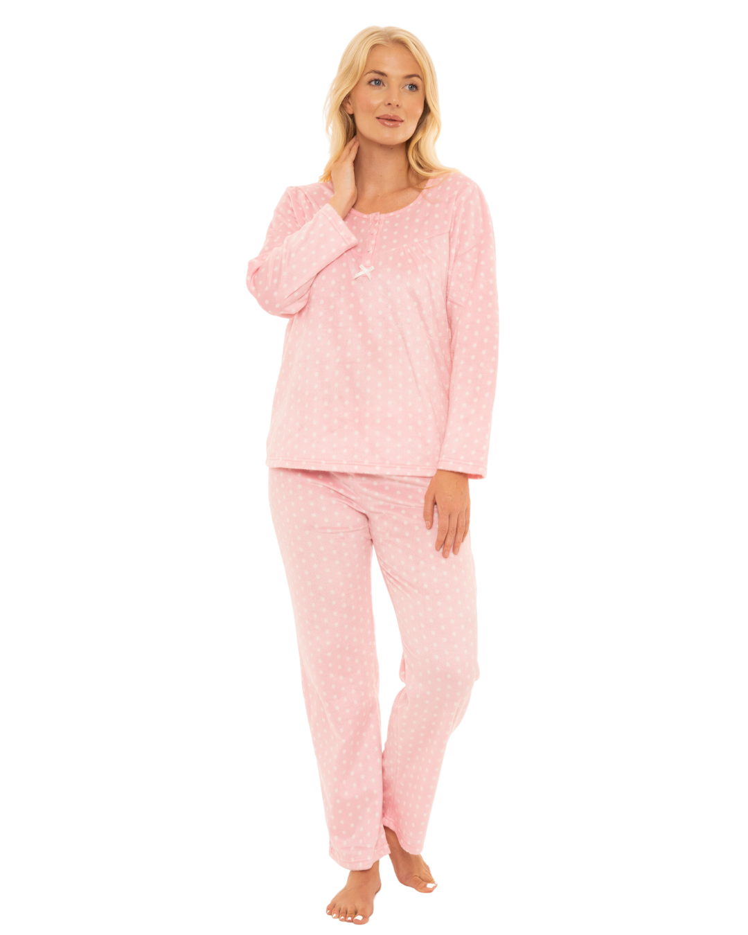 Long Sleeved Soft Fleece Pyjamas