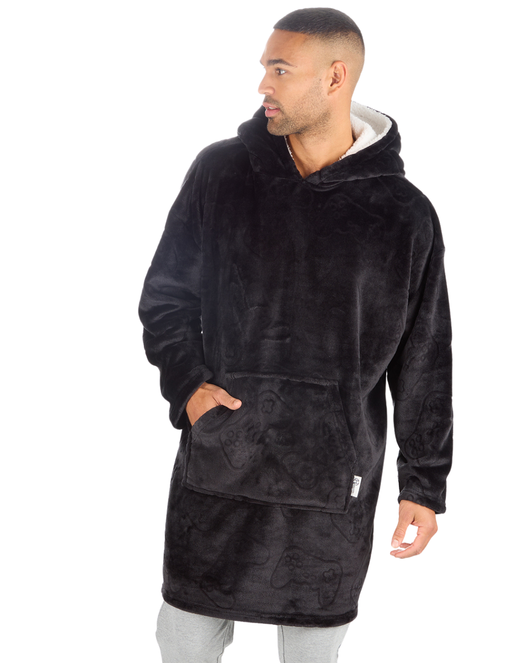 Mens Supersoft Fleece Gamer Hoodie