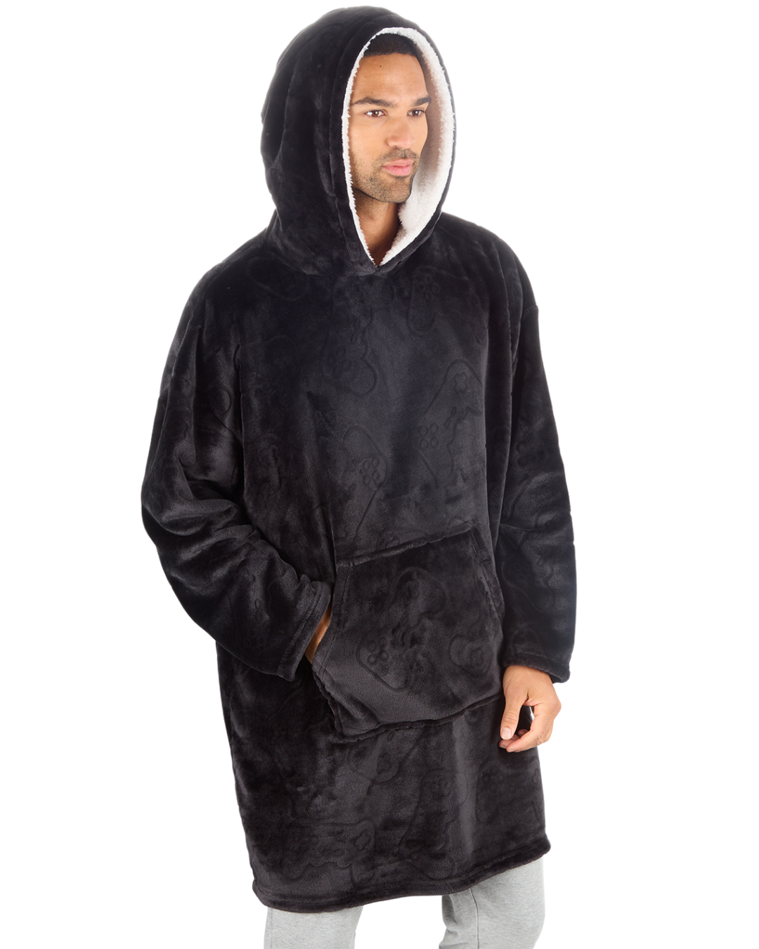 Mens Supersoft Fleece Gamer Hoodie