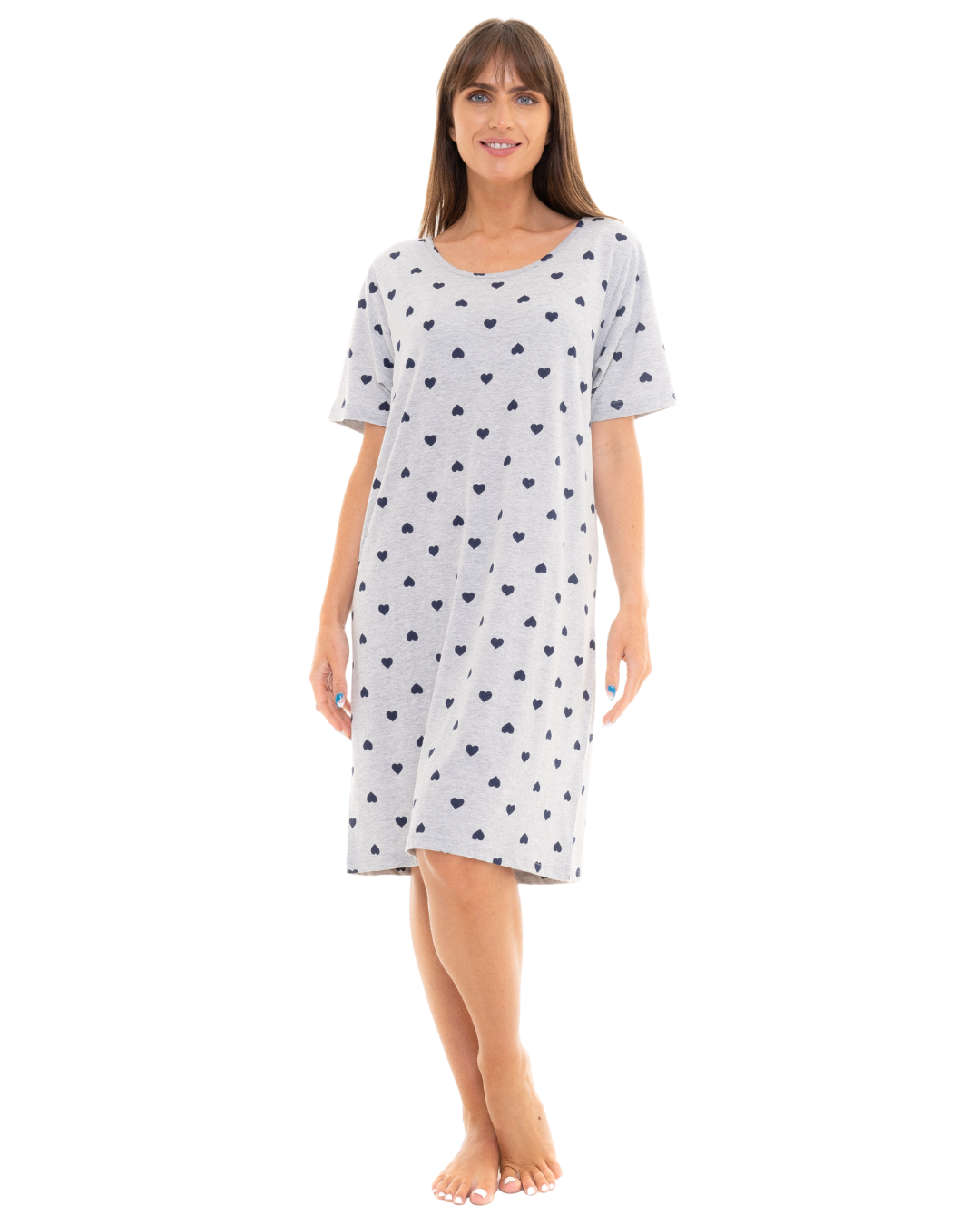 Pack of 2 Duck Egg Butterfly 100% Cotton Nightshirts