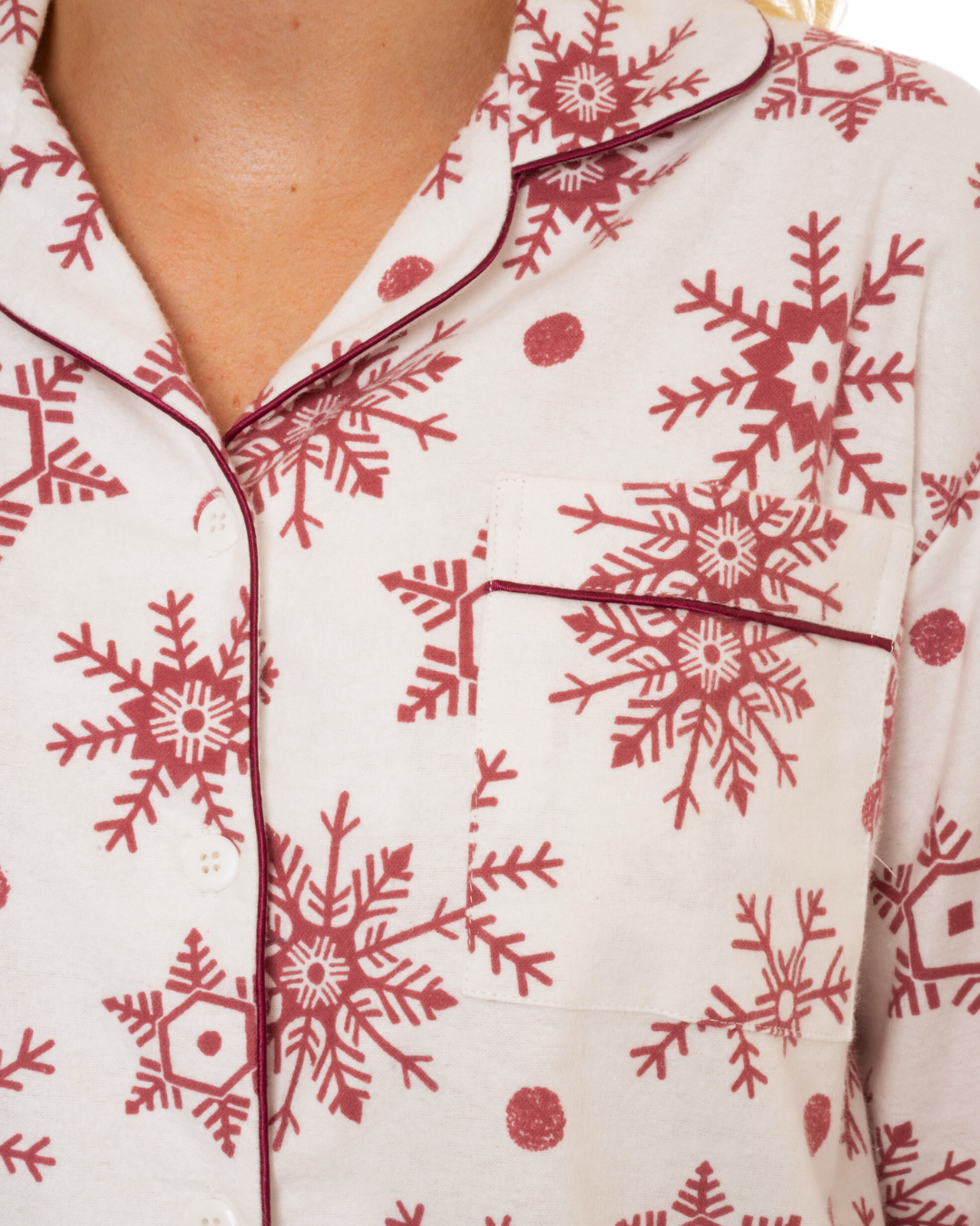 Winter Snowflake 100% Cotton Wincy Pyjama