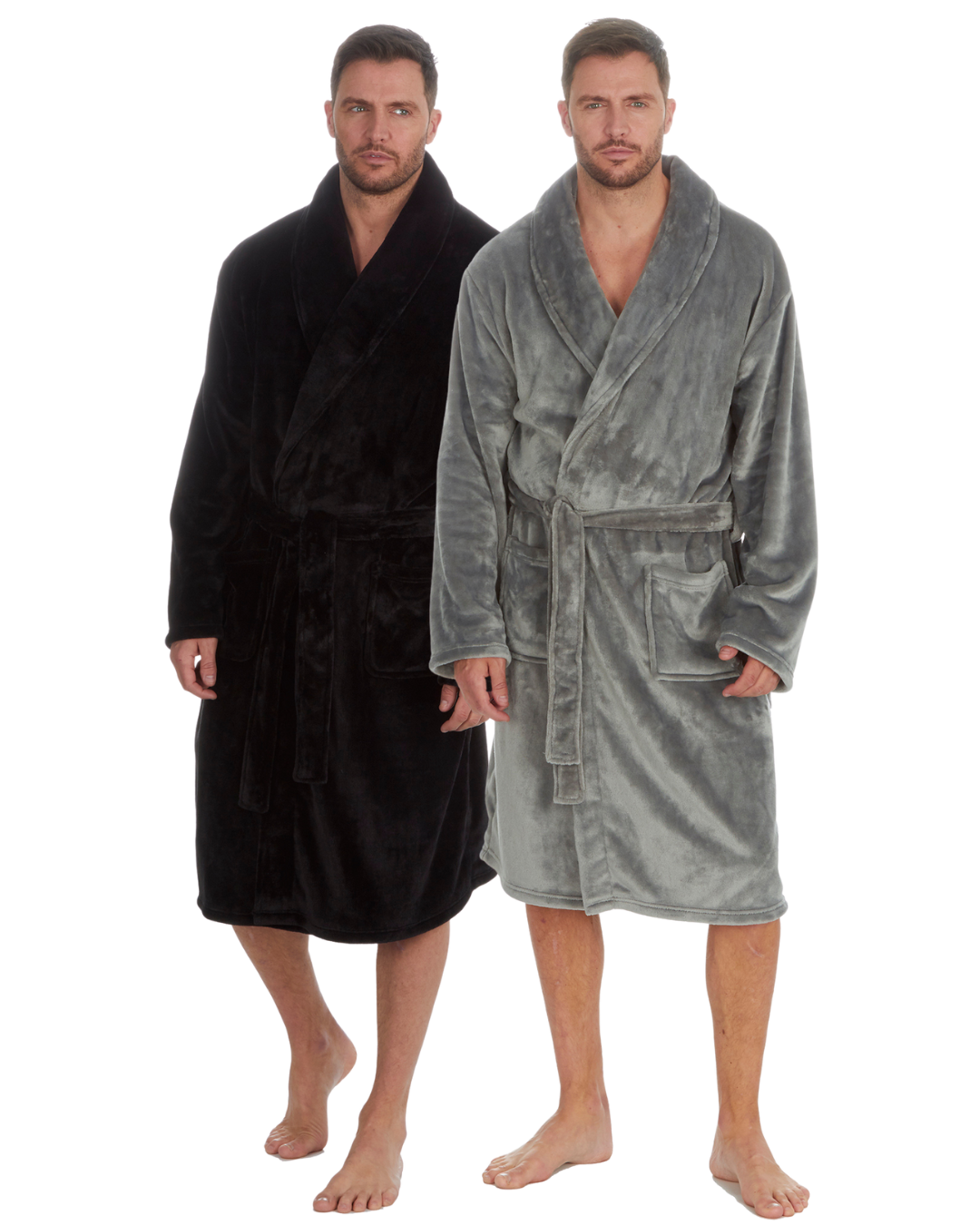 Mens Supersoft Fleece Robe