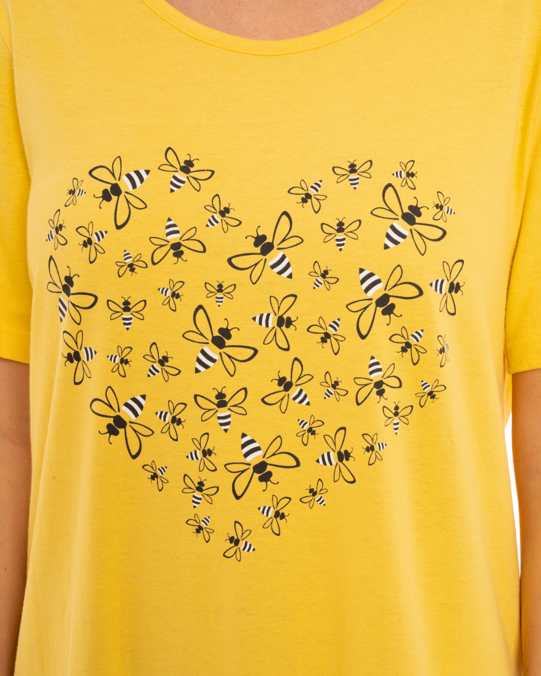 Pack of 2 Yellow Bee 100% Cotton Nightshirts
