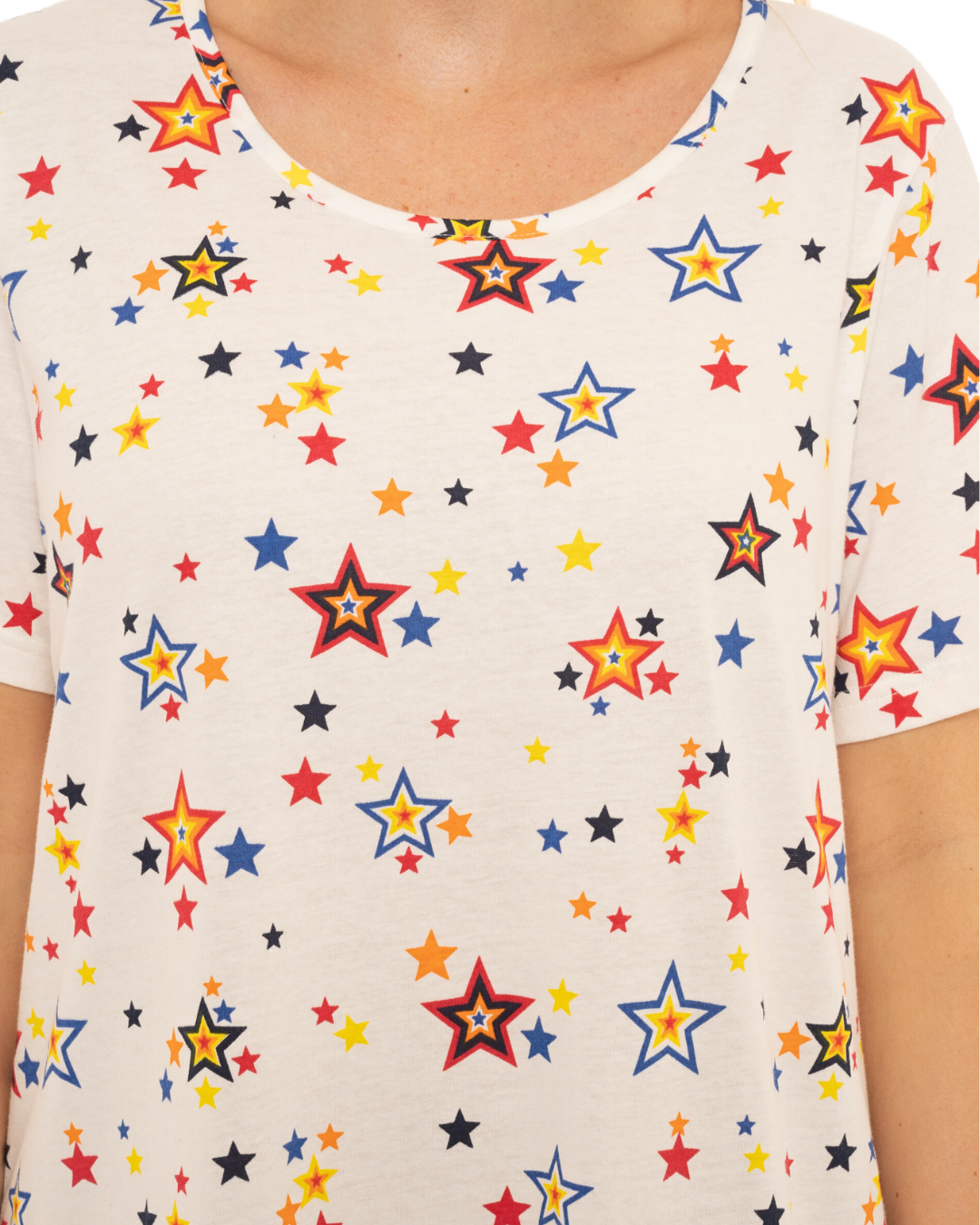 Pack of 2 Rainbow Star 100% Cotton Nightshirts