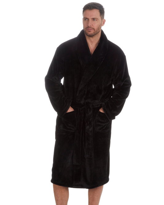Mens Supersoft Fleece Robe