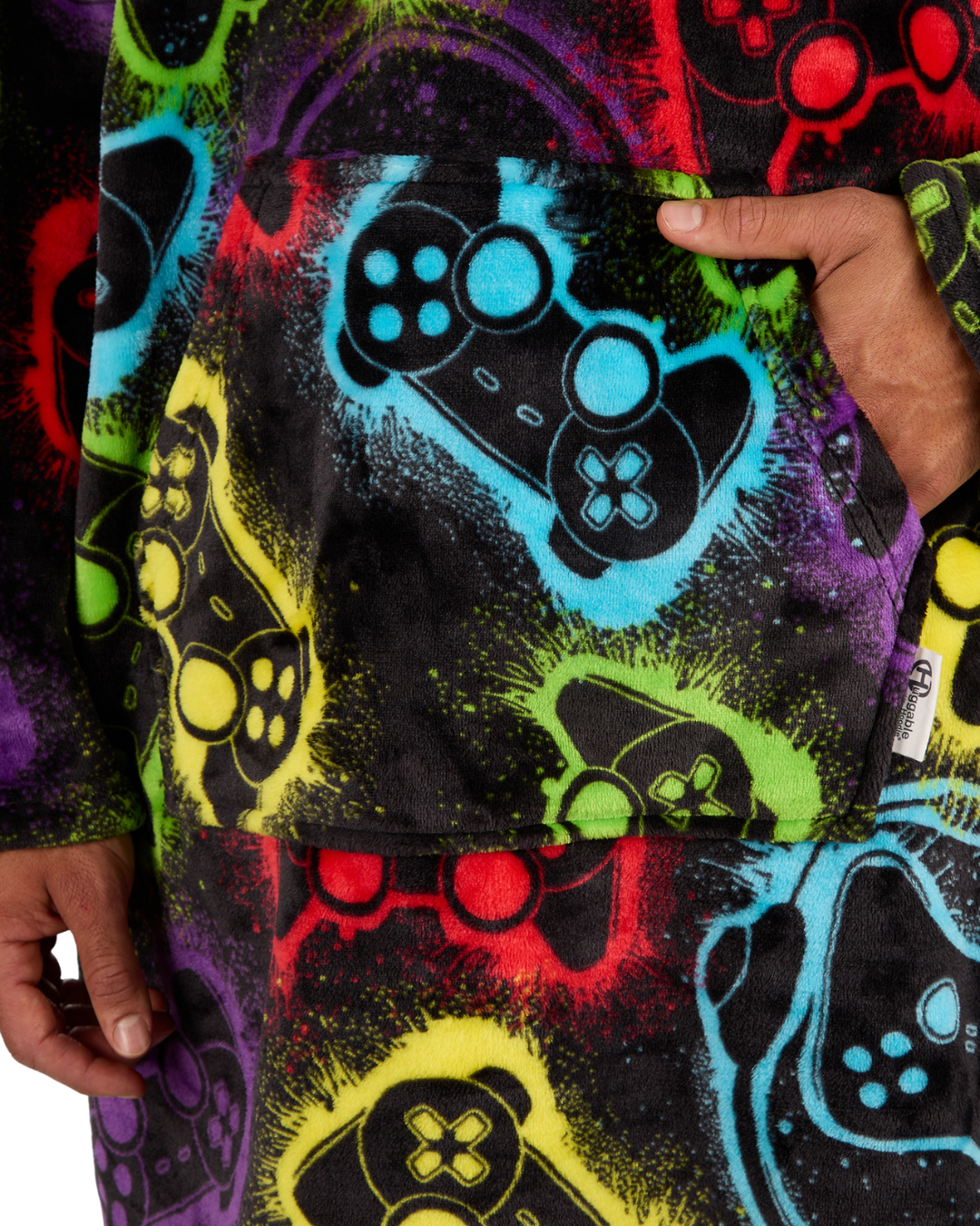 Mens Supersoft Fleece Gamer Hoodie