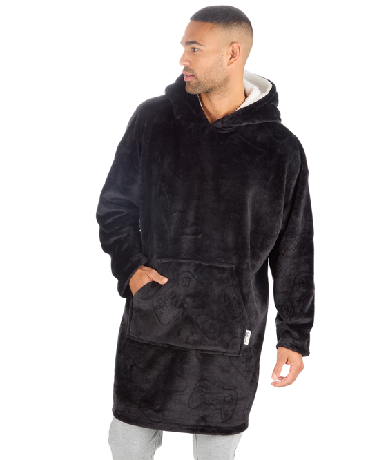 Mens Supersoft Fleece Gamer Hoodie