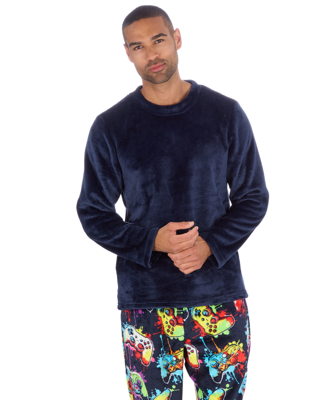 Mens Supersoft Gamer Fleece Pyjamas (31B2150)