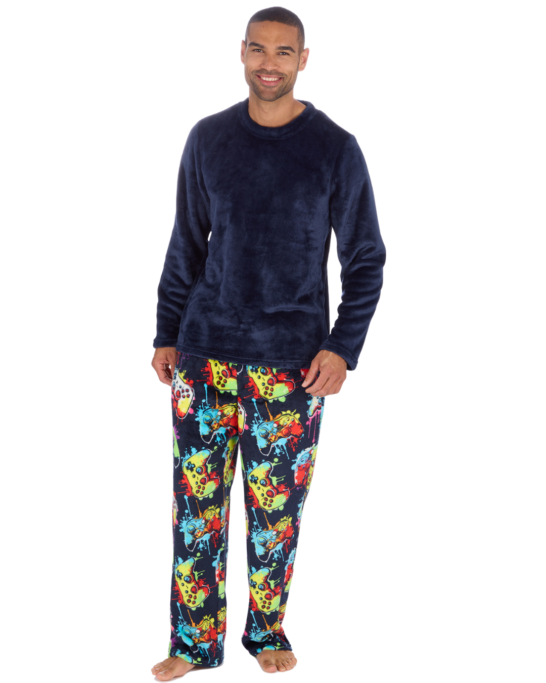 Mens Supersoft Gamer Fleece Pyjamas (31B2150)