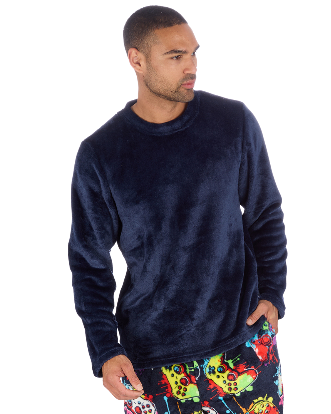 Mens Supersoft Gamer Fleece Pyjamas (31B2150)