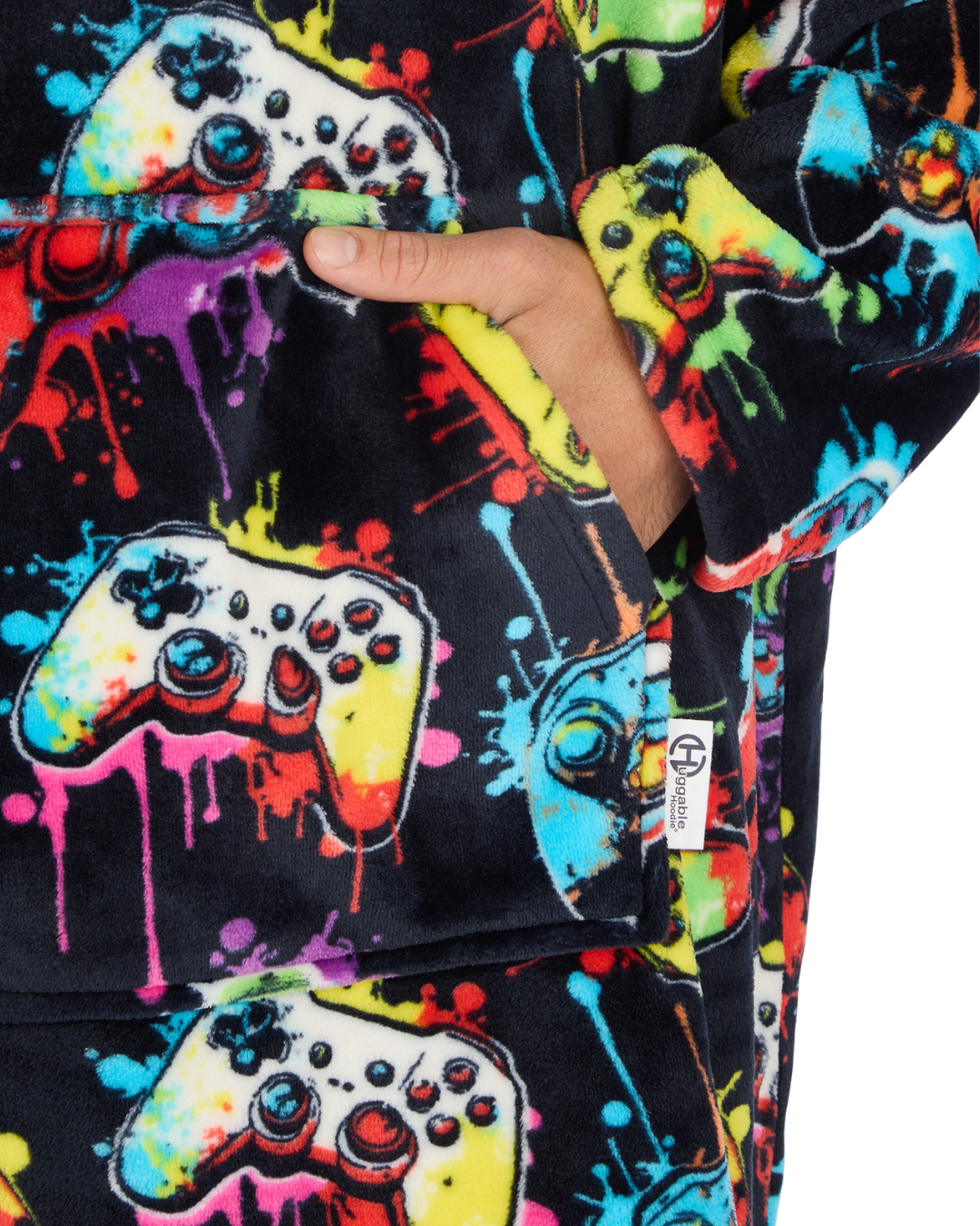 Mens Supersoft Fleece Gamer Hoodie