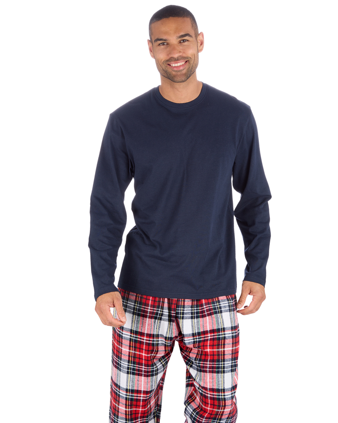 Mens Check Flannel & Jersey Pyjamas