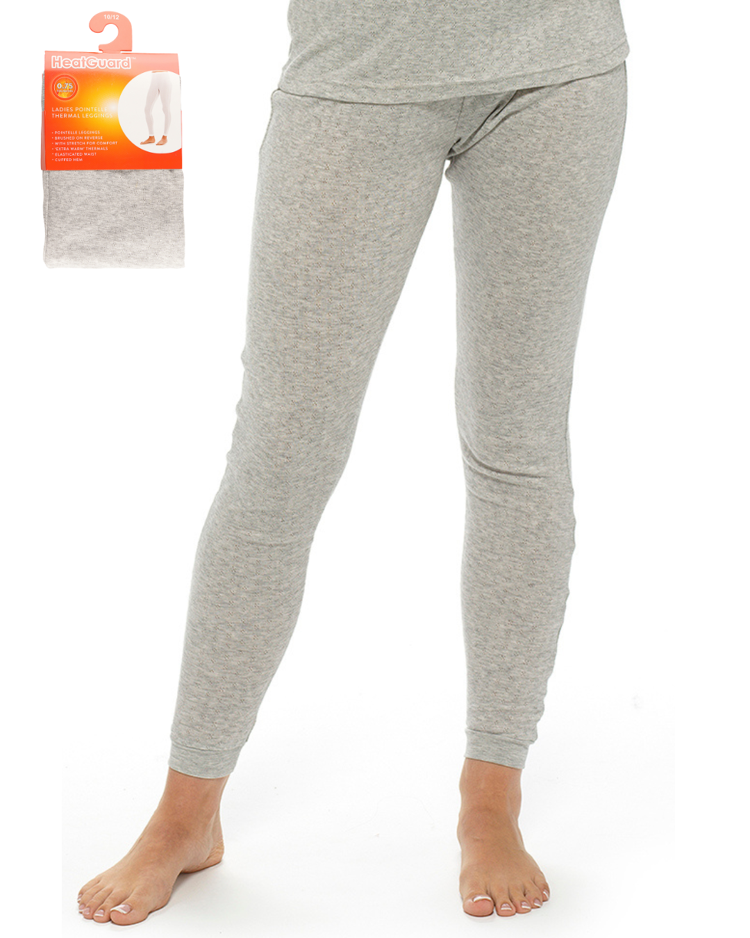 Womens Pointelle Thermal Leggings