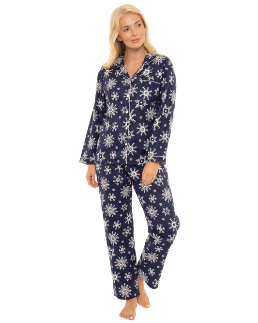 Winter Snowflake 100% Cotton Wincy Pyjama