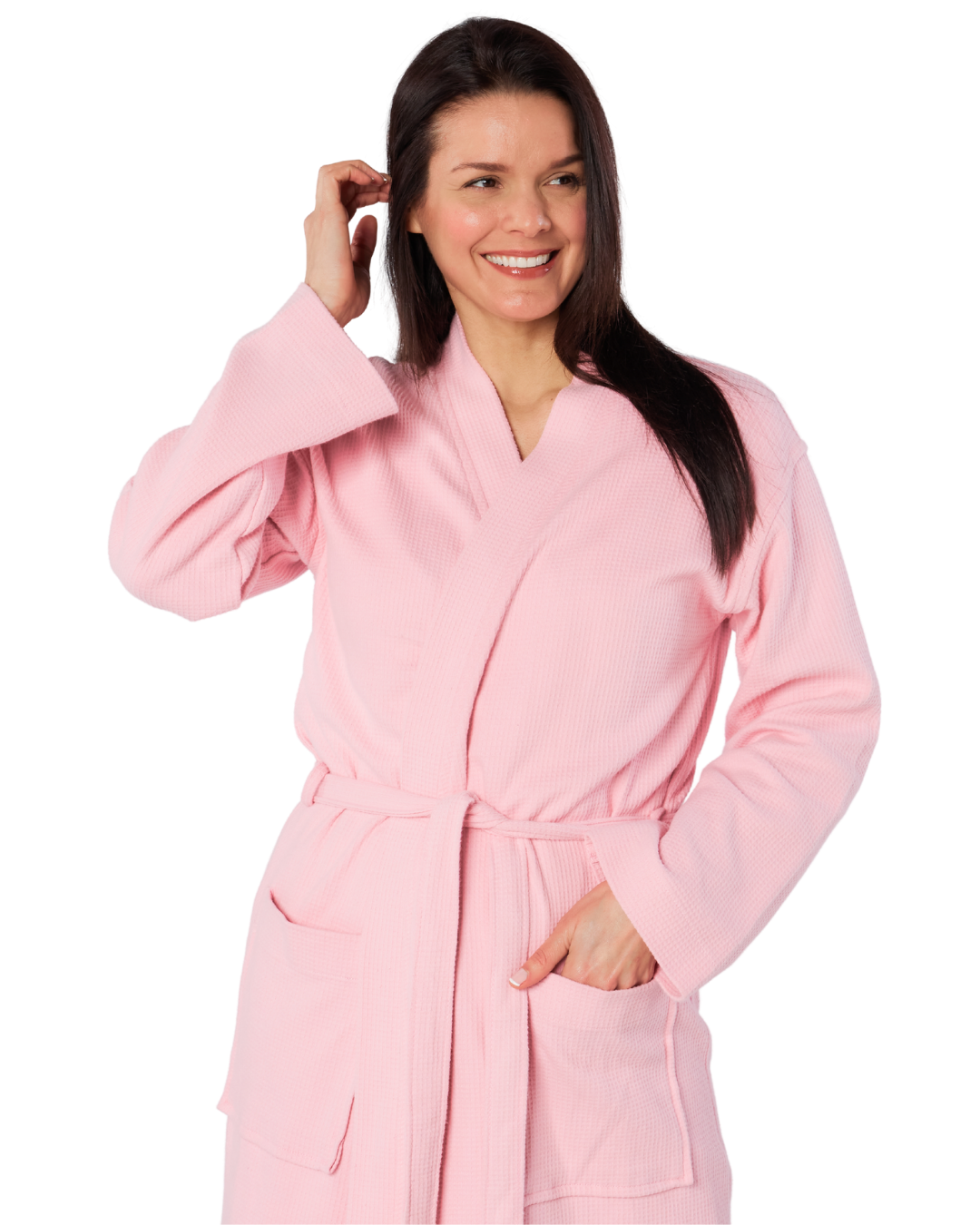 100% Cotton Waffle Wrap Robe