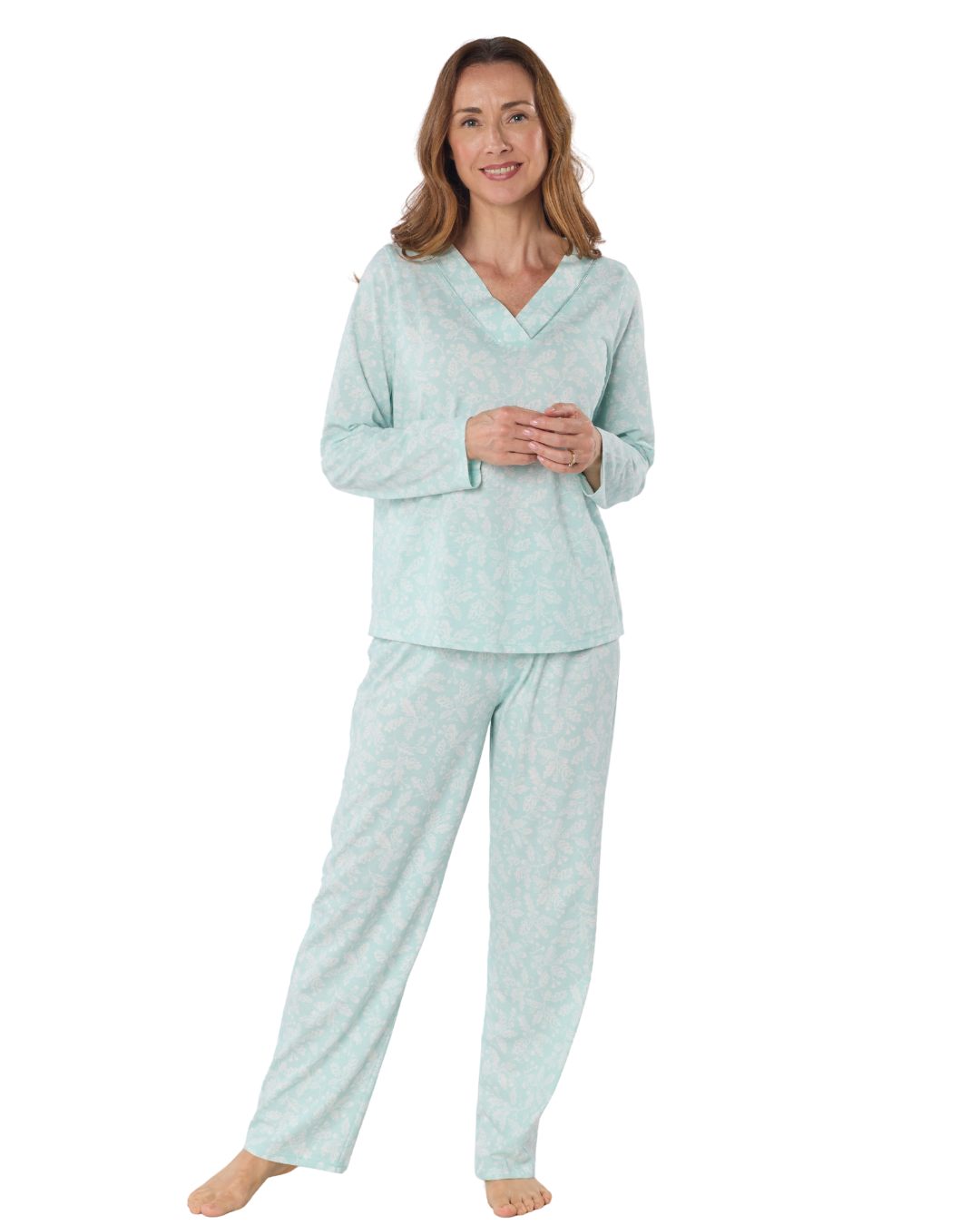 Oak Glade Cotton Rich Jersey Pyjama (MA50013)