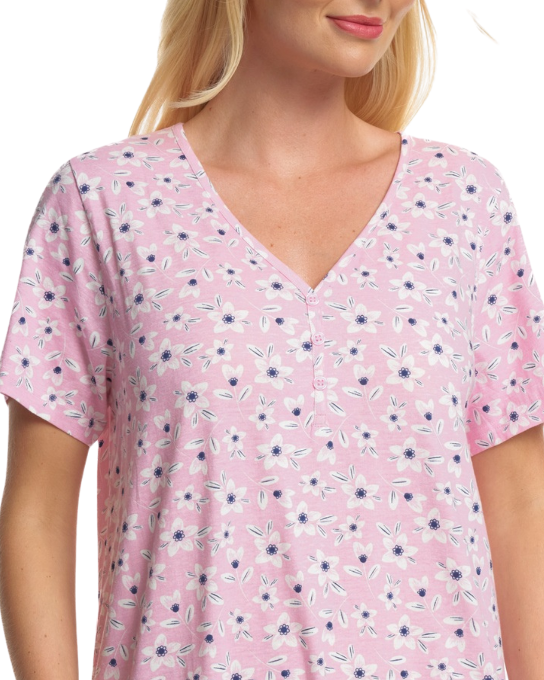 Sage Freesia 100% Cotton Plus Size Nightdress (NW200201)