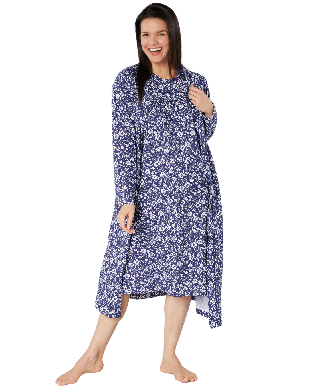 Summer Meadow Print 100% Cotton Jersey Wrap