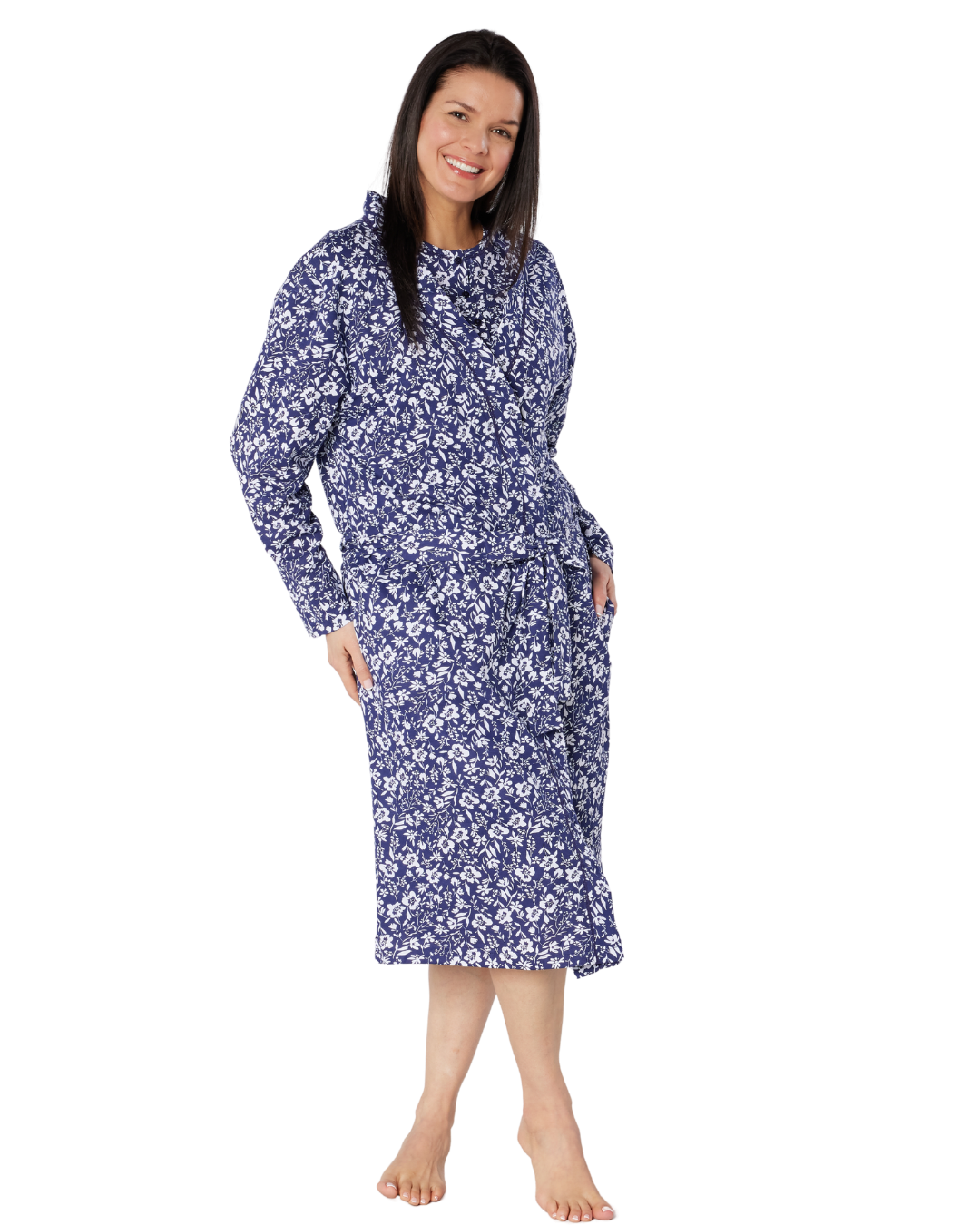 Summer Meadow Print 100% Cotton Jersey Wrap