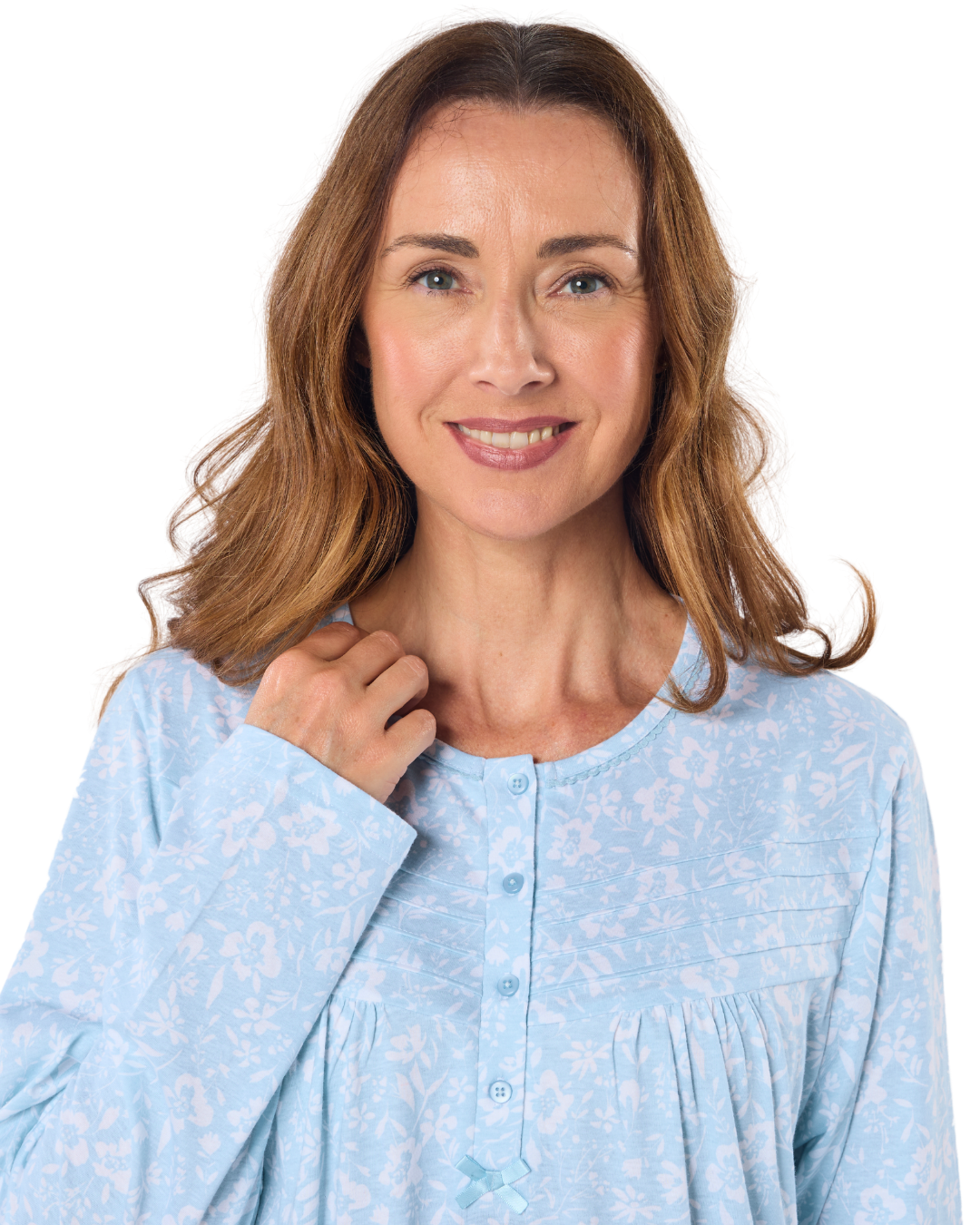 Summer Meadow Long Sleeve Nightdress (NW200267/8)
